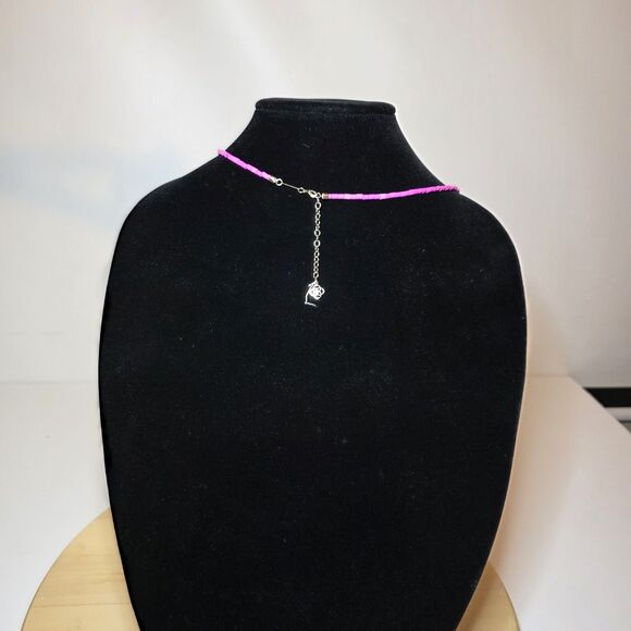 Kendra Scott Pink Unbanded Agate Beatrix Long Pendant Necklace 32 Inches Long - Picture 5 of 11